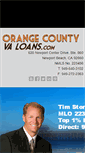 Mobile Screenshot of orangecountyvaloans.com